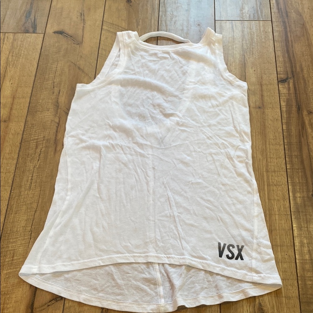 7/$30! VSX White Sleeveless Tank Top